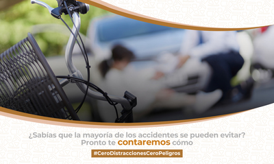 &iquest;Sab&iacute;as que cada segundo que despegas la vista del camino, tu vida est&aacute; en peligro?