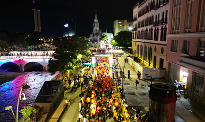 Cali se une a la fiesta del f&uacute;tbol con pantallas gigantes en los dos bulevares de la ciudad