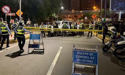 280 agentes de tr&aacute;nsito brindaron seguridad vial en Cali durante la fiesta futbolera del domingo por la final de la Copa Am&eacute;rica