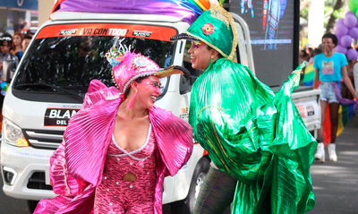 El &lsquo;Festival de la Independencia y la Diversidad&rsquo; convirti&oacute; al Parque del  Amor en un carnaval de cultura, colores, baile y alegr&iacute;a