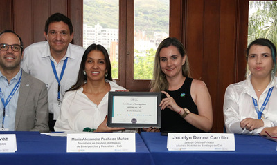 Cali fue certificada por Naciones Unidas como &lsquo;Ciudad Nodo de Resiliencia&rsquo;