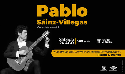 Pablo S&aacute;inz-Villegas, en el Teatro Municipal Enrique Buenaventura