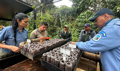 Personal del Dagma y Parques Nacionales se capacita en nueva tecnolog&iacute;a de mallas biodegradables para agricultura