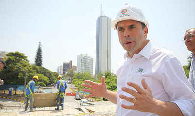 Las obras del puente vehicular de la Calle 15N con Av. 2n entraron en su etapa final
