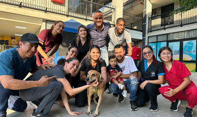 Mateo, el perrito rescatado del incendio en El Guabal, &iexcl;ha sido dado de alta!