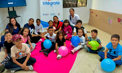 En el Mes del Amor y la Amistad, en el Centro Int&eacute;grate los ni&ntilde;os y ni&ntilde;as migrantes, refugiados, retornados y colombianos disfrutaron de actividades de inclusi&oacute;n