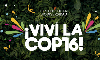 Ag&eacute;ndate con las actividades del Circuito de la Biodiversidad en la COP16
