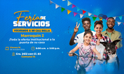 Manos a la cuadra: mi Cali bella llega a Marroqu&iacute;n 2 con la Feria de servicios