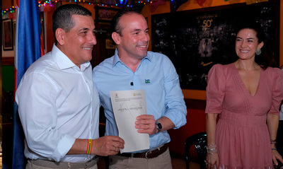 Cali y Cartagena firmaron un hermanamiento que le cambiar&aacute; la cara al barrio Obrero
