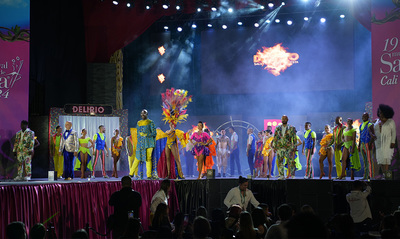 Corfecali a la altura de los grandes eventos: artistas y asistentes se gozaron la gala inaugural del &lsquo;Festival Mundial de Salsa&rsquo;