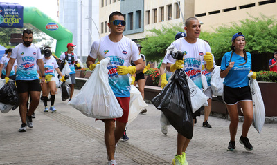 M&aacute;s de 300 cale&ntilde;os le apostaron al deporte y al medio ambiente en el  &lsquo;Plogging: Corriendo por un Mundo de Bienestar&rsquo;