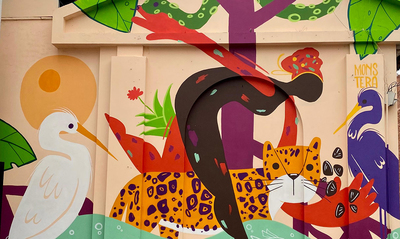 En el marco de la COP16, el Teatro Municipal inaugura un mural que refleja la Cultura y Biodiversidad del Pac&iacute;fico