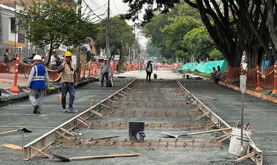 La calle 9 se recupera con rapidez: barrio Los C&aacute;mbulos tendr&aacute; su v&iacute;a  lista a comienzos de diciembre