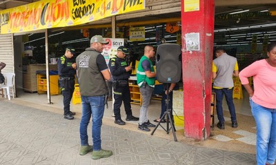 Aumentan operativos de control del ruido: intervenciones buscan contribuir a la convivencia ciudadana