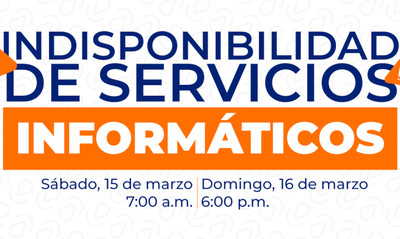 Comunicado oficial de Datic: indisponibilidad de servicios inform&aacute;ticos por mantenimiento peri&oacute;dico