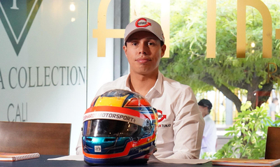 El piloto cale&ntilde;o &Oacute;scar Tunjo present&oacute; su calendario de competencias  en Estados Unidos y Europa