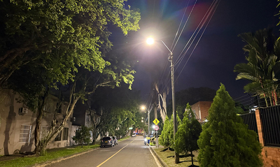 La Hacienda brilla de nuevo: 417 luminarias led renuevan su alumbrado  p&uacute;blico