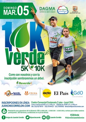 Carrera 10K Verde - &Eacute;xito 2017 de Juancho Correl&oacute;n