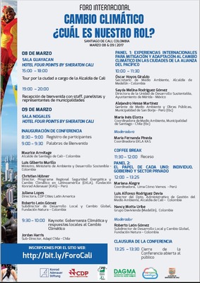 Foro Internacional de Cambio Clim&aacute;tico