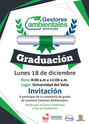 Graduaci&oacute;n de los Gestores Ambientales para la Paz