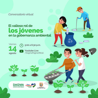 Conversatorio virtual: El valioso rol de los j&oacute;venes en la gobernanza ambiental