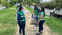 Funcionarios, contratistas y operadores de aseo se unieron en una gran muestra de amor a Cali