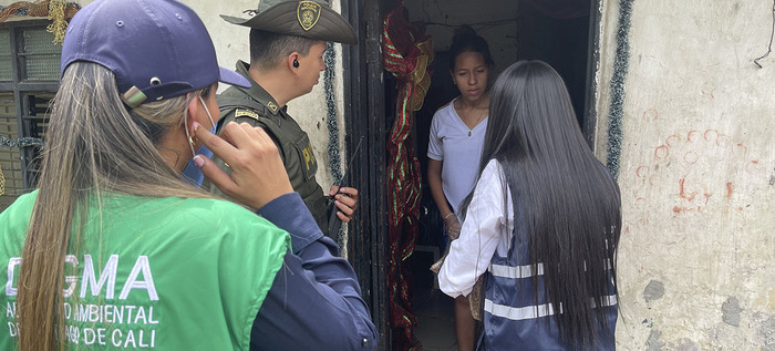 Equipo de protecci&oacute;n animal, presente en los jarillones
