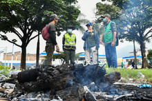 Jornada de limpieza y ornato en la calle 26