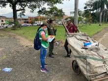 Jornada de limpieza y ornato en la calle 26