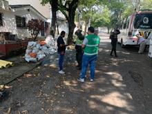 Jornada de limpieza y ornato en la calle 26