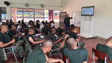 Dagma lider&oacute; charla ambiental con soldados del Ej&eacute;rcito Nacional