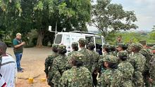Dagma lider&oacute; charla ambiental con soldados del Ej&eacute;rcito Nacional