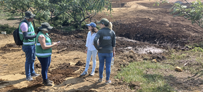 Dagma detuvo afectaci&oacute;n ambiental generada por proyecto privado de constructora en el sur de Cali
