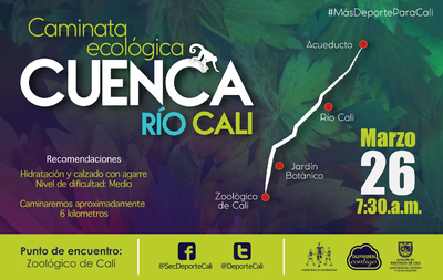 CAMINATA ECOL&Oacute;GICA CUENCA RIO CALI