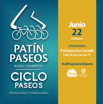 Pat&iacute;n y Ciclo Paseos Polideportivo Santa fe