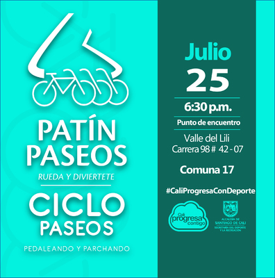 Pat&iacute;n y Ciclo Paseos Comuna 17