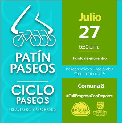 Pat&iacute;n y Ciclo Paseos Comuna 8
