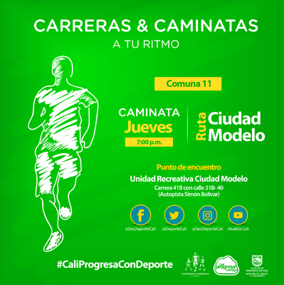 Caminata comuna 11 Ruta Ciudad Modelo