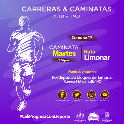 Caminata comuna 17 Ruta El Limonar