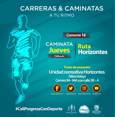 Caminata comuna 18 Ruta Horizontes