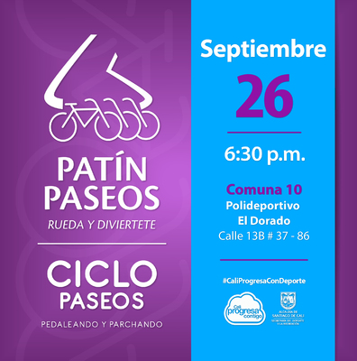 Pat&iacute;n y Ciclo Paseos Comuna 10