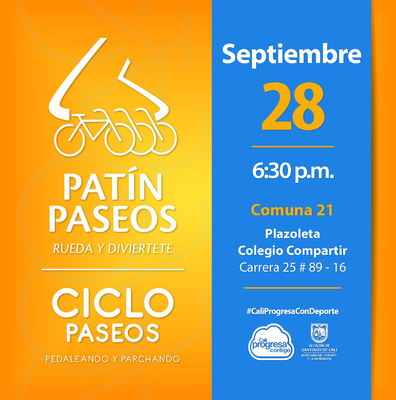 Pat&iacute;n y Ciclo Paseos Comuna 21