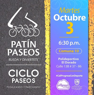 Pat&iacute;n y Ciclo Paseos Comuna 10