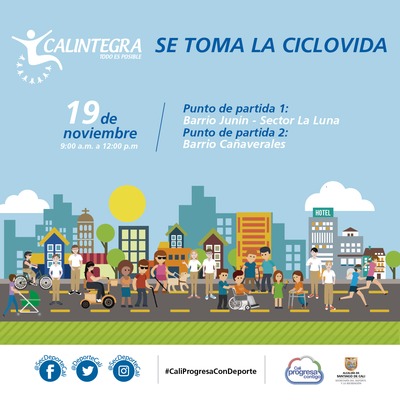 Calintegra se toma la Ciclovida