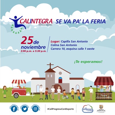 Calintegra se va pa&acute;la feria