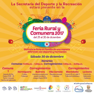 Feria Rural y Comunera 2017 Disfruta la feria en familia de una manera diferente con deporte y recreaci&oacute;n