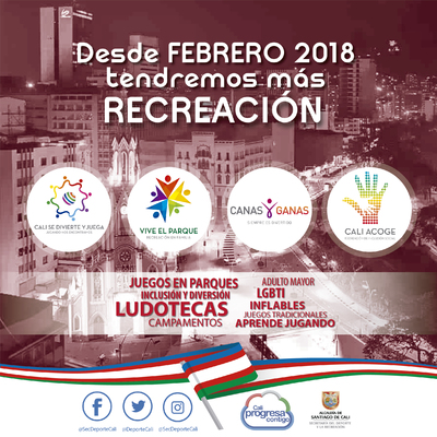 Desde febrero de 2018 tendremos m&aacute;s Recreaci&oacute;n