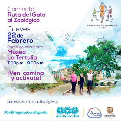 Caminata ruta del gato al zoologico