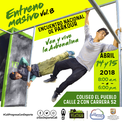 Entreno Masivo Vol. 8  Encuentro Nacional de Parkour d&iacute;a 2