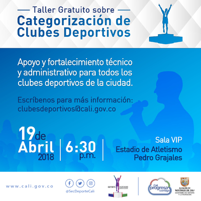 Taller gratuito Categorizaci&oacute;n de Clubes Deportivos